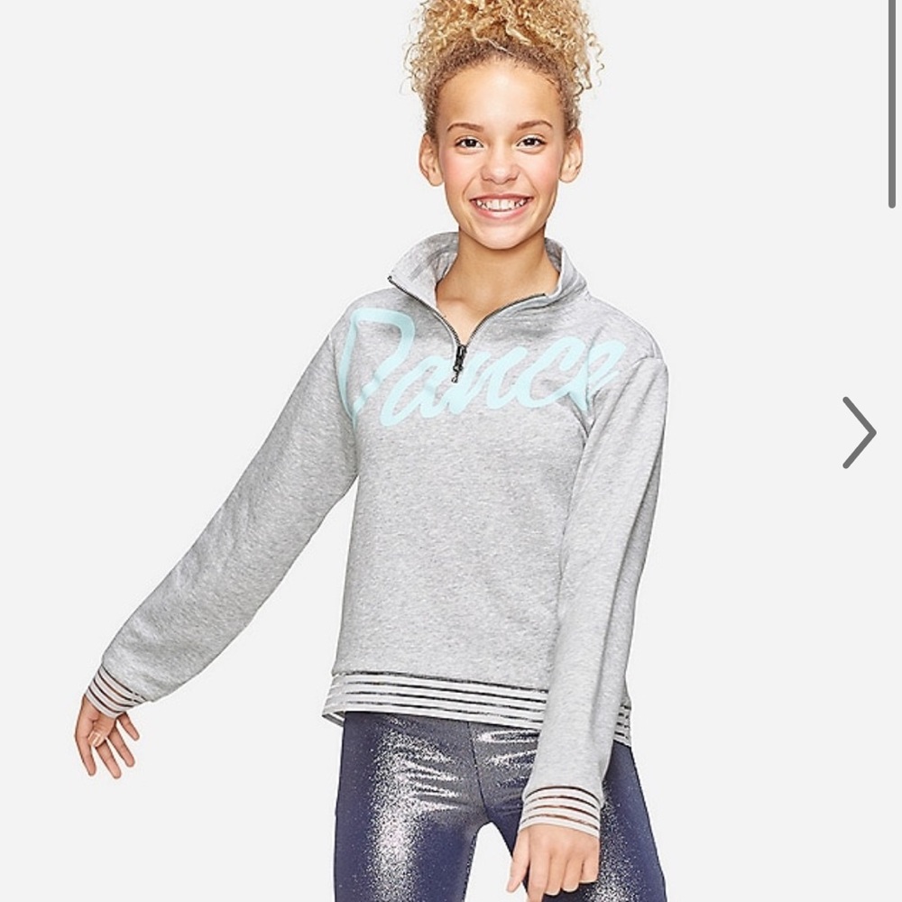 Justice Dance Strappy Sport Sweater